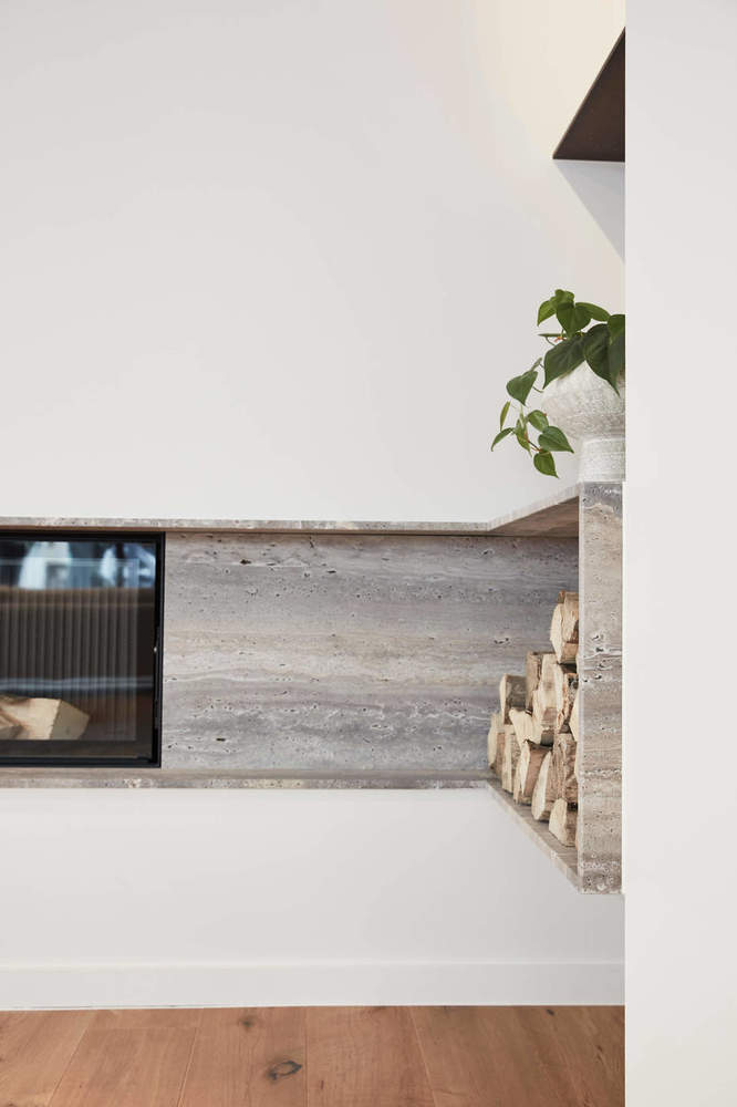 Moderne inbouwhaard