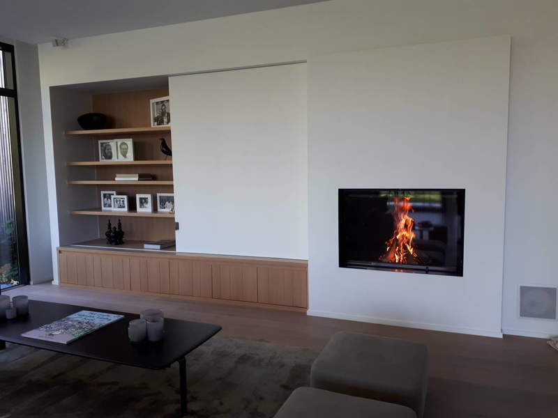 Moderne inbouwhaard