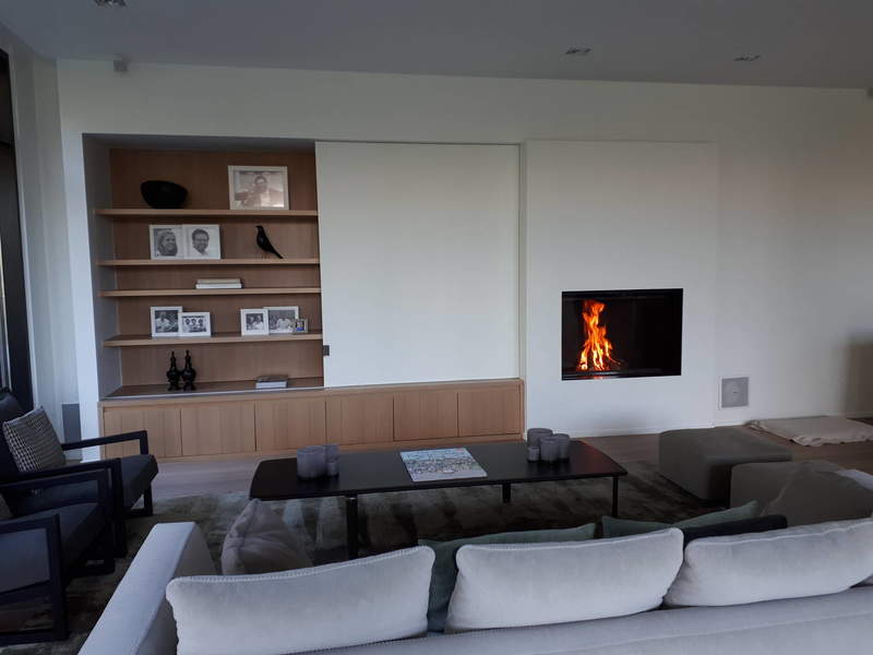 Moderne inbouwhaard