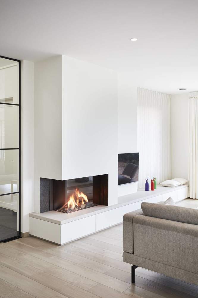 Moderne inbouwhaard