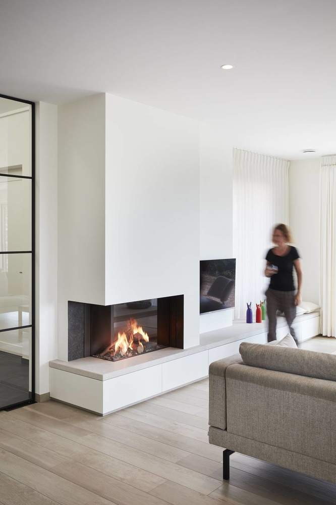 Moderne inbouwhaard