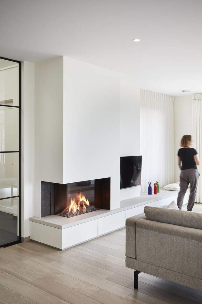 Moderne inbouwhaard