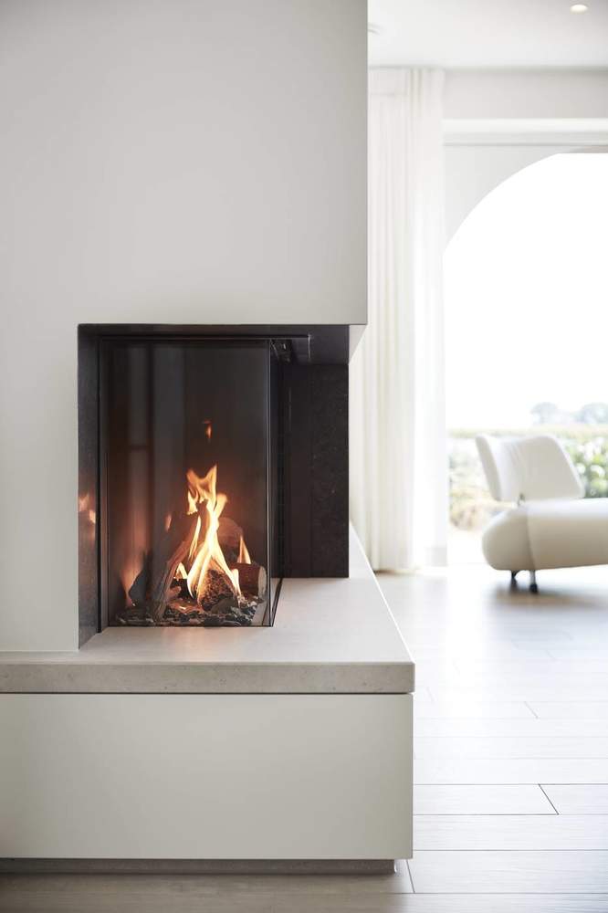 Moderne inbouwhaard