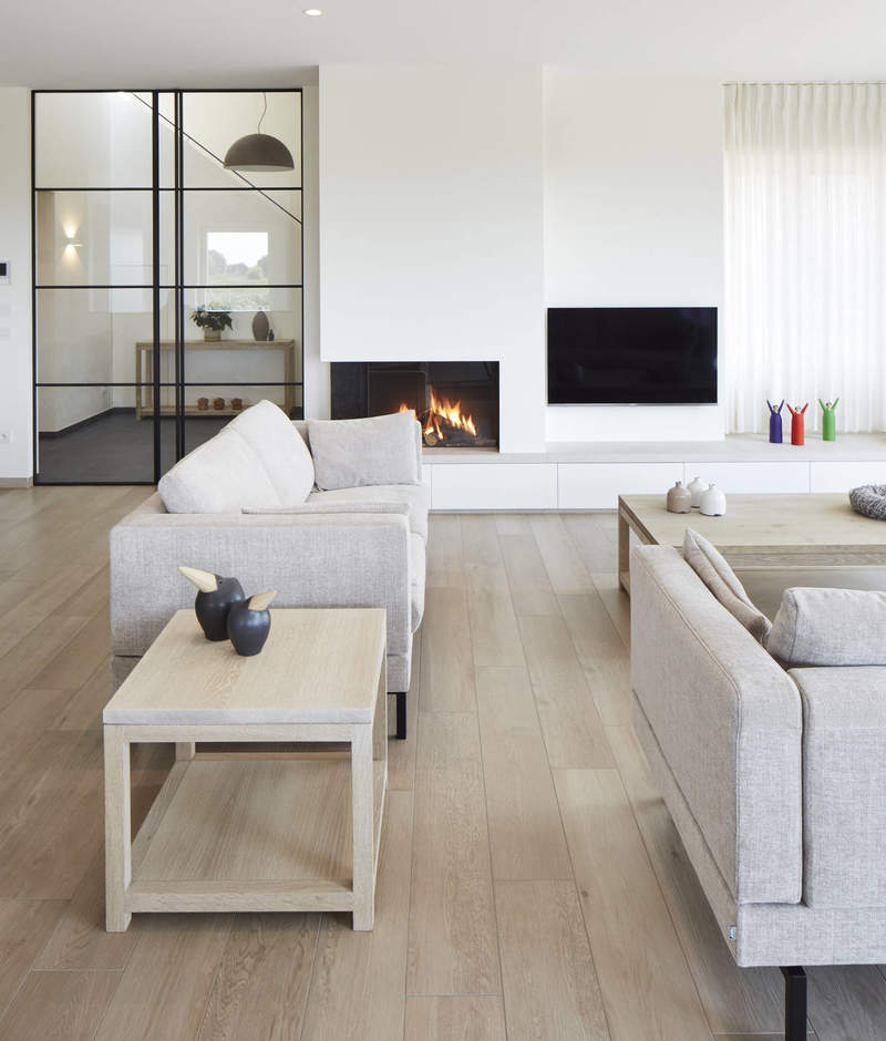 Moderne inbouwhaard